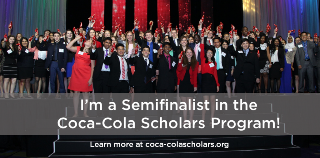 Coca Cola Scholars Randall Bedwell